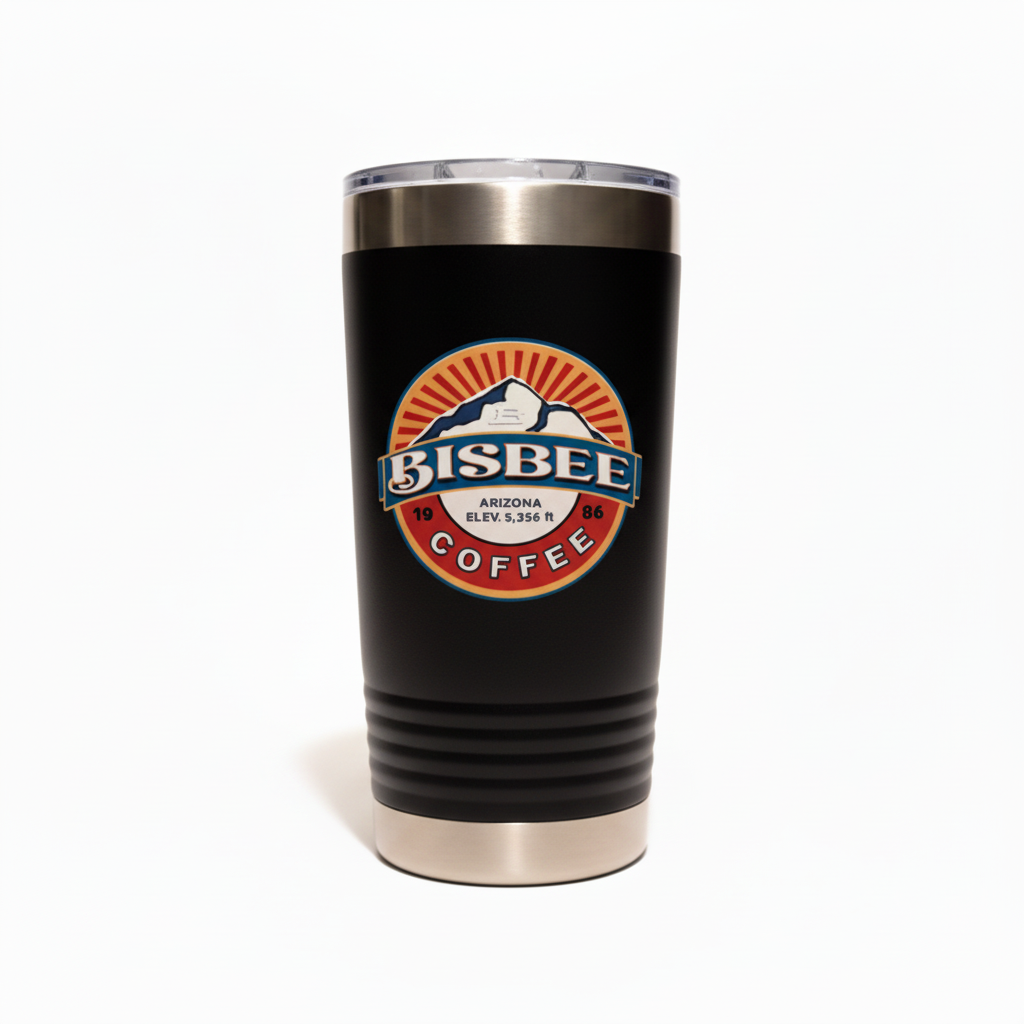 Black Bisbee Coffee Tumbler